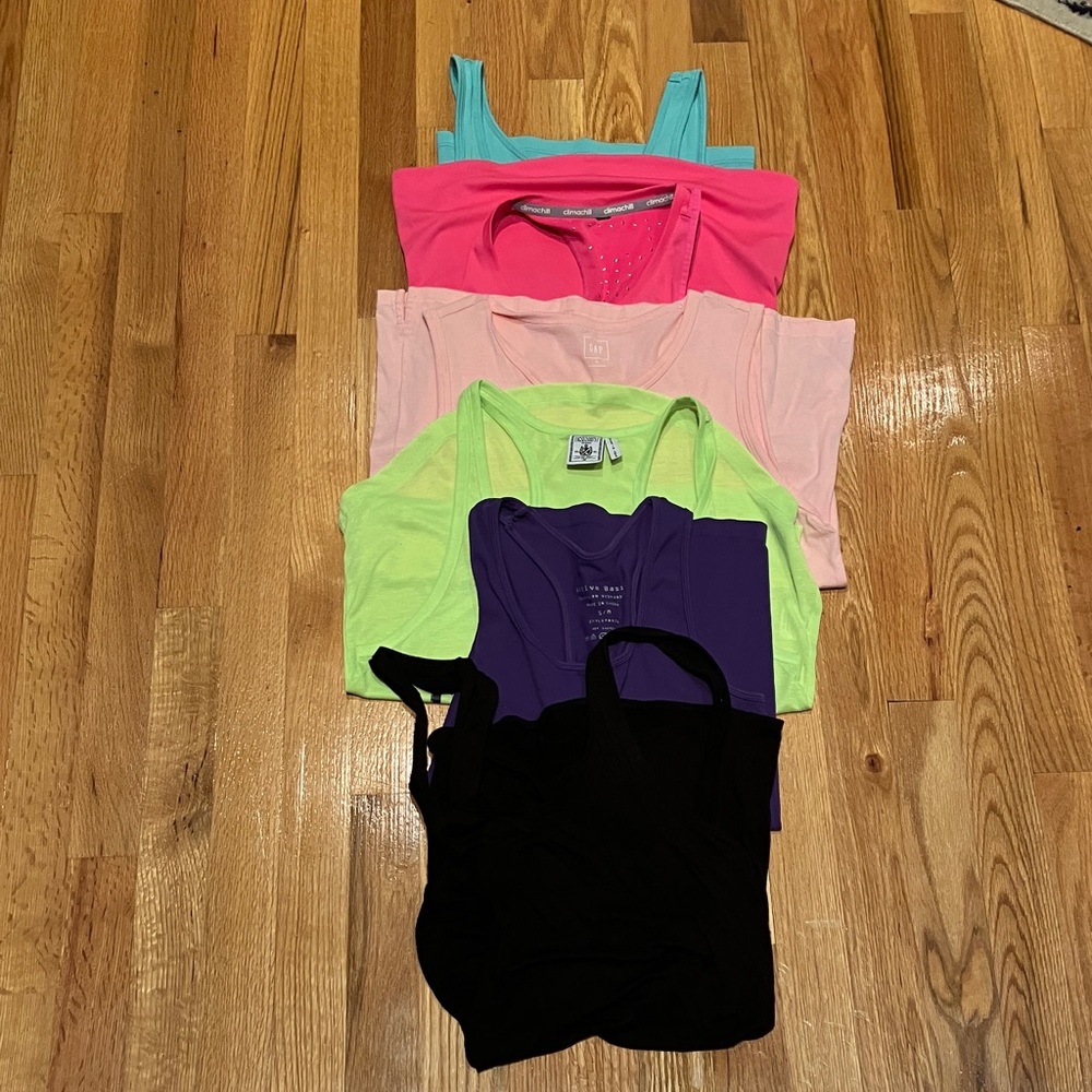 GAP Women's Tank Tops - Black, Purple, Green, Pink, Blue